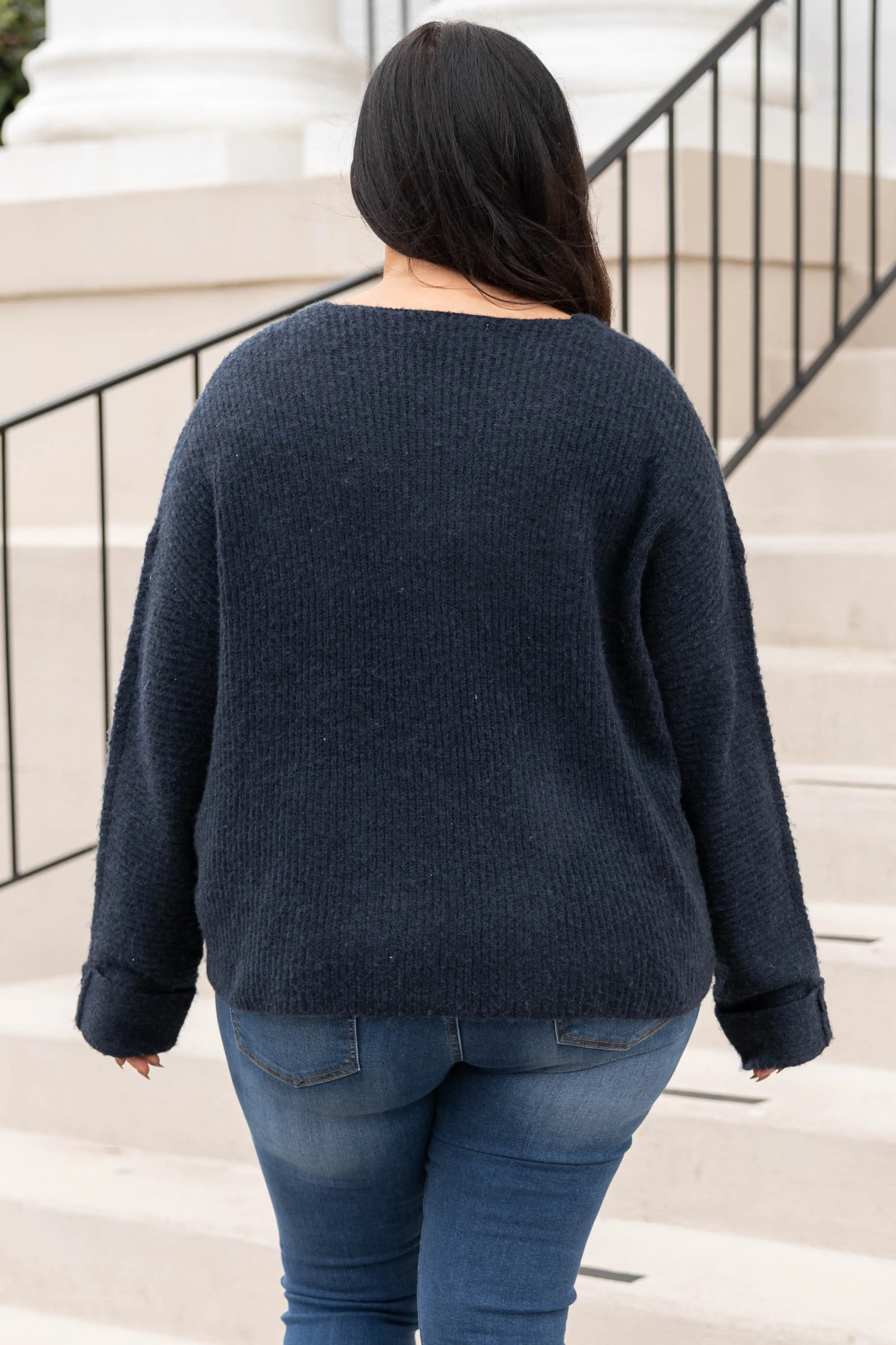 Always Better With You Sweater, Navy