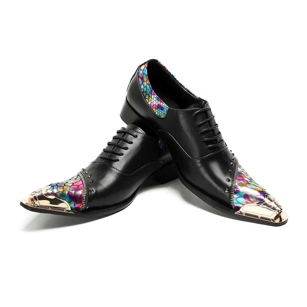 AOMISHOES™ Ascoltare Metal Tip Shoes 9213