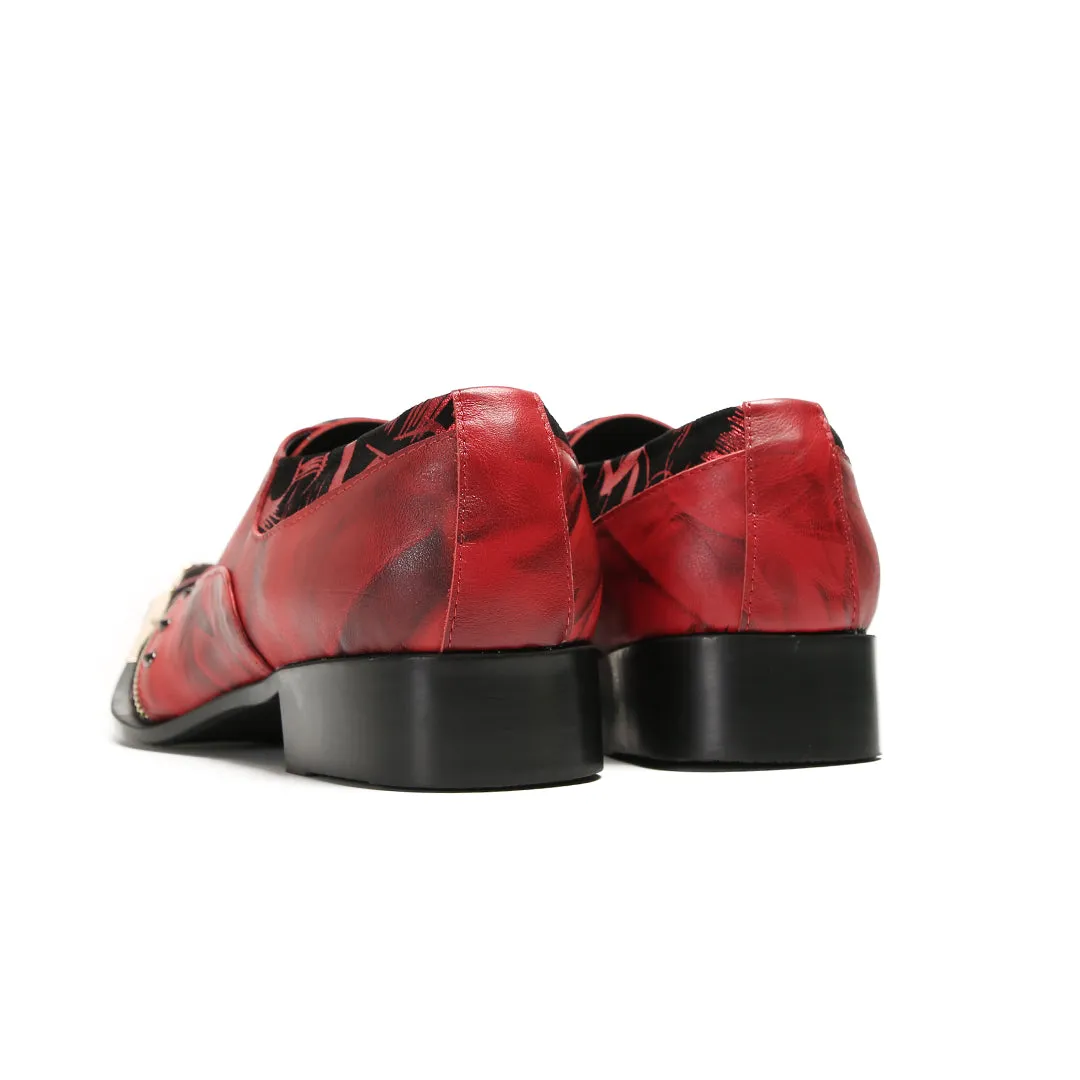 AOMISHOES™ Saccheggiare Metal Tip Shoes 9212