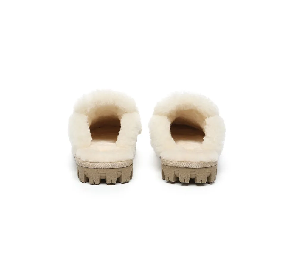 AUSTRALIAN SHEPHERD® UGG Slippers Women Sheepskin Wool Shearling Lined Rilee