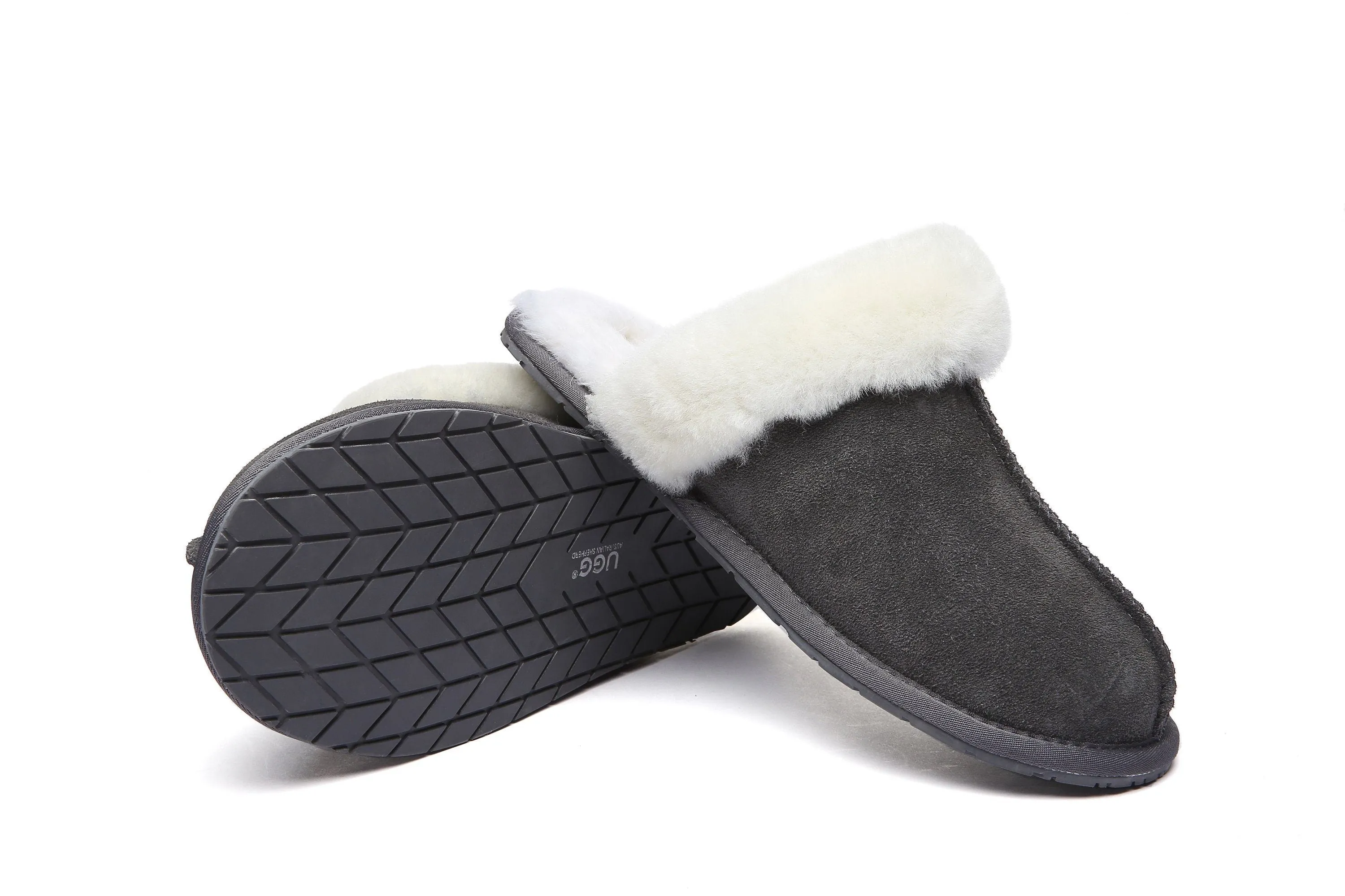 Australian Shepherd® Women And Men UGG Slippers Australia Premium Sheepskin Rosa Scuff