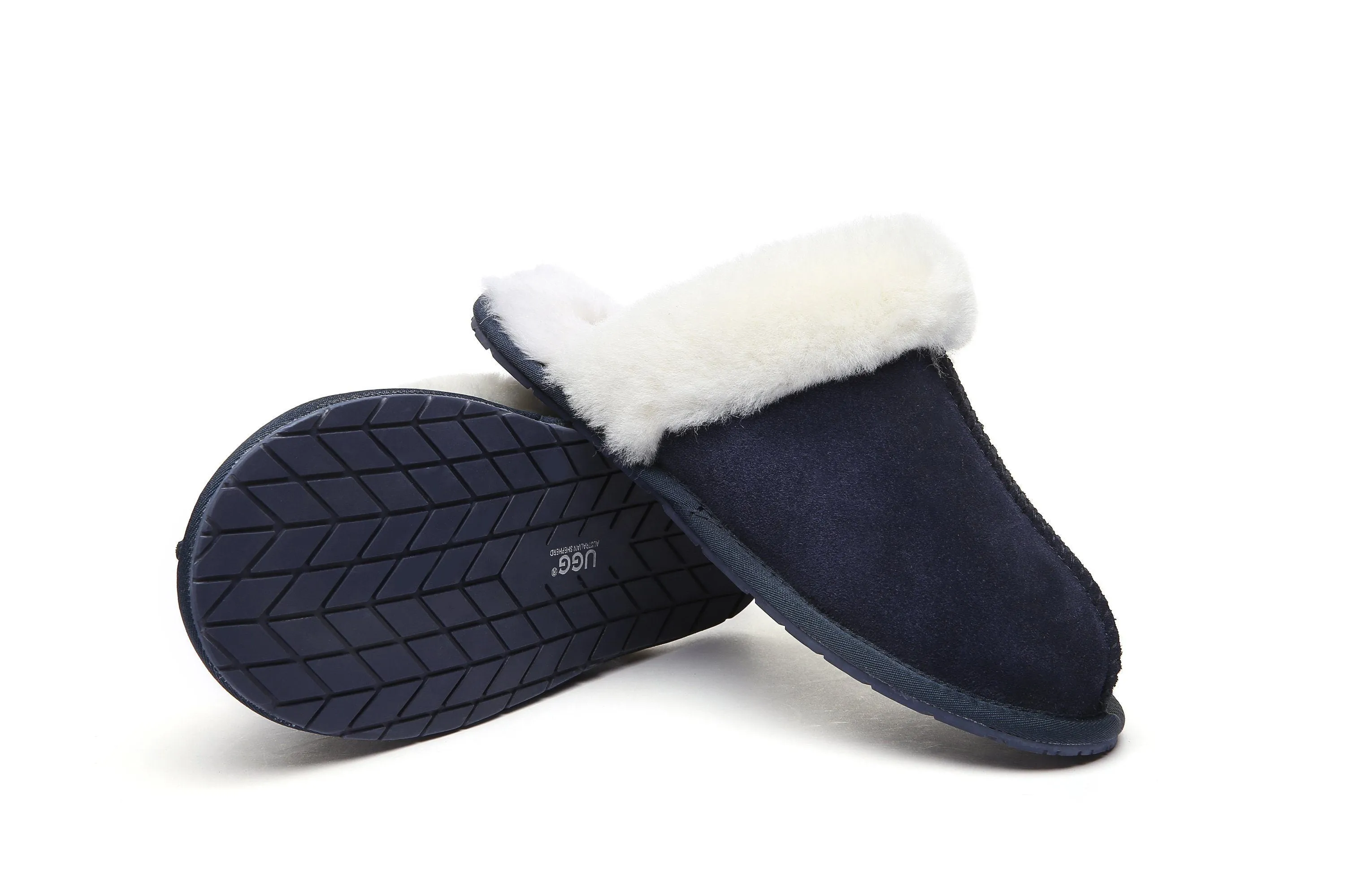 Australian Shepherd® Women And Men UGG Slippers Australia Premium Sheepskin Rosa Scuff