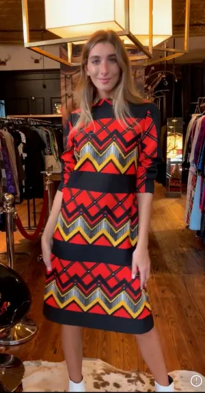 Bold colored chevron shift