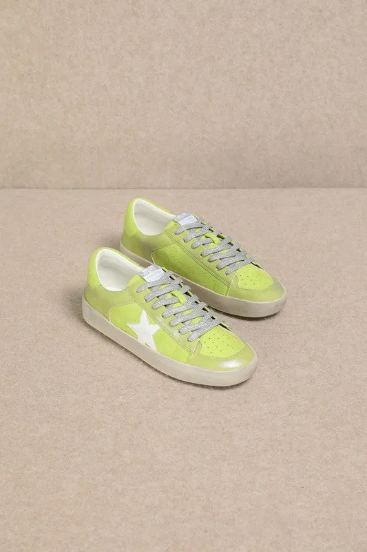 Candace Sneakers, Chartreuse