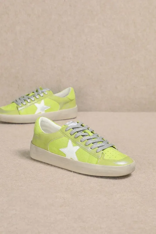 Candace Sneakers, Chartreuse