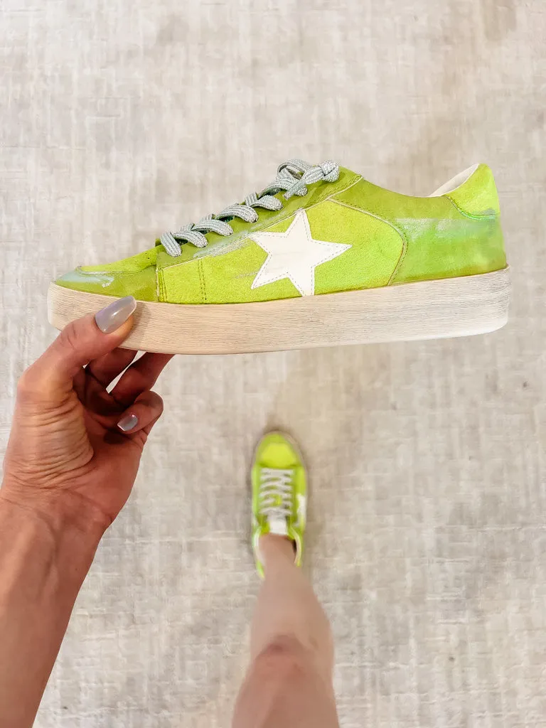 Candace Sneakers, Chartreuse
