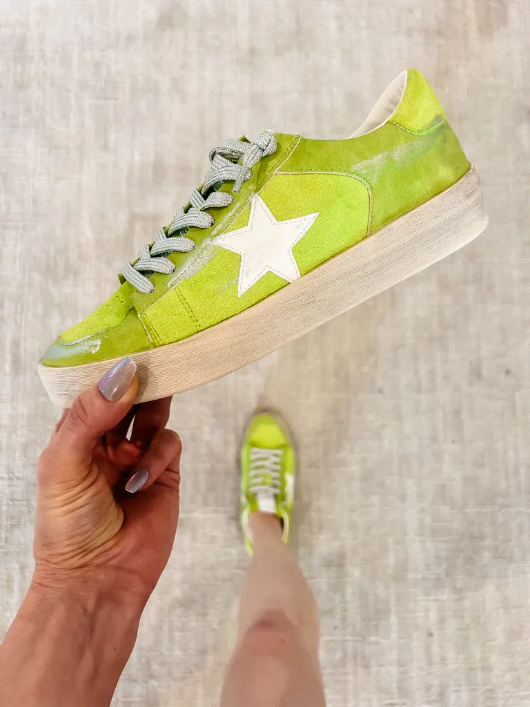Candace Sneakers, Chartreuse