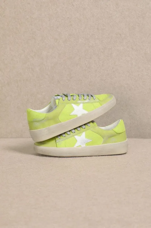 Candace Sneakers, Chartreuse