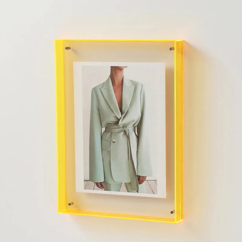 Color Glow Acrylic Photo Frame