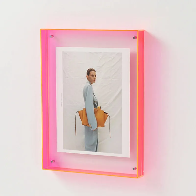 Color Glow Acrylic Photo Frame
