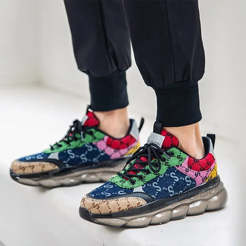 Colorful Chunky shoes - Velzard Buck Sneakers