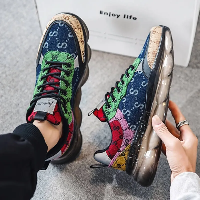 Colorful Chunky shoes - Velzard Buck Sneakers