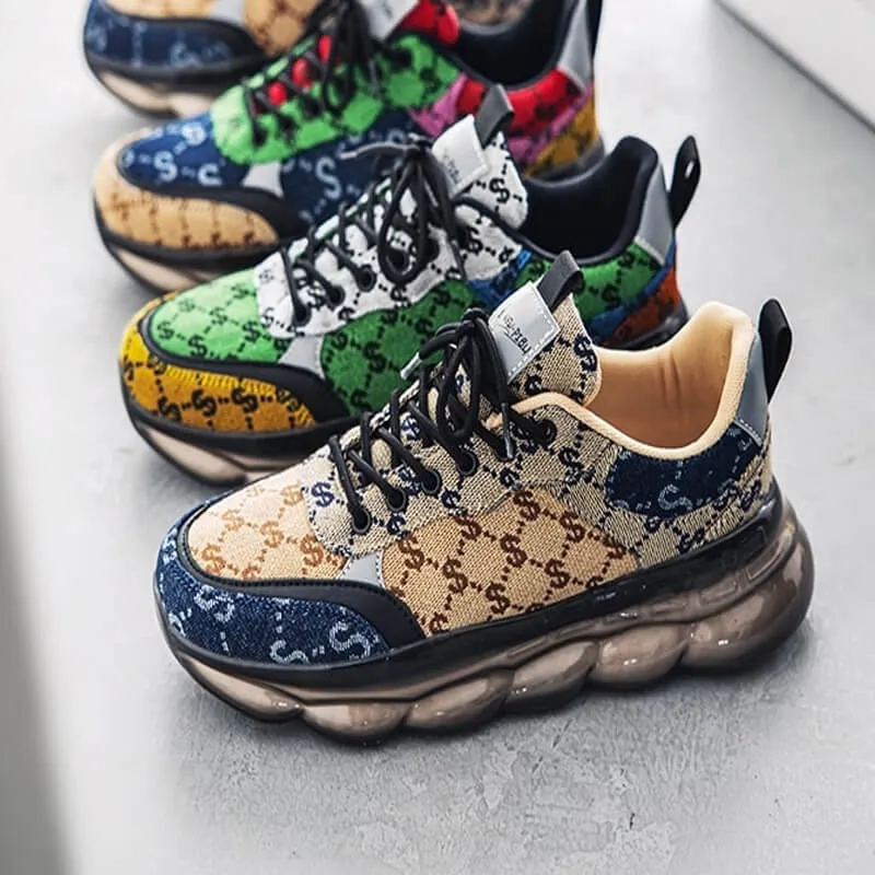 Colorful Chunky shoes - Velzard Buck Sneakers