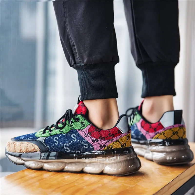 Colorful Chunky shoes - Velzard Buck Sneakers