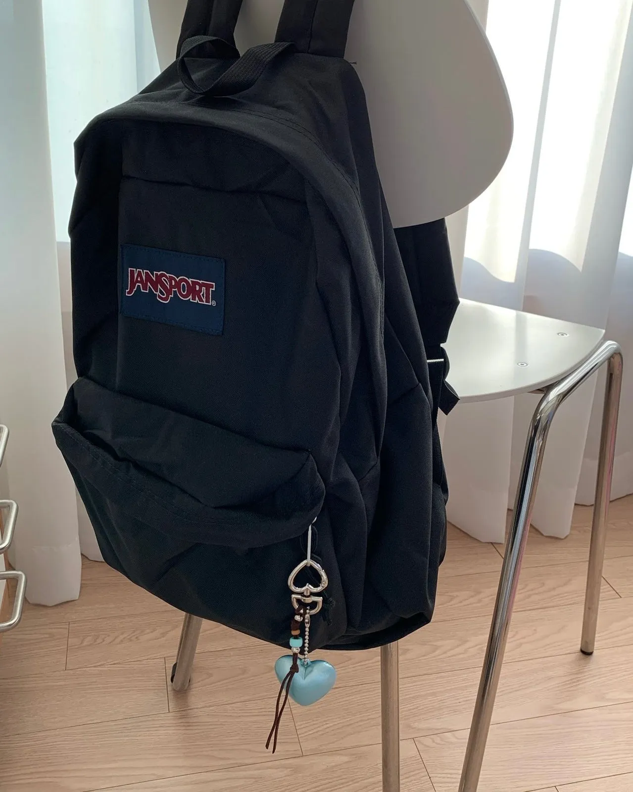 Double Hearts Keychain