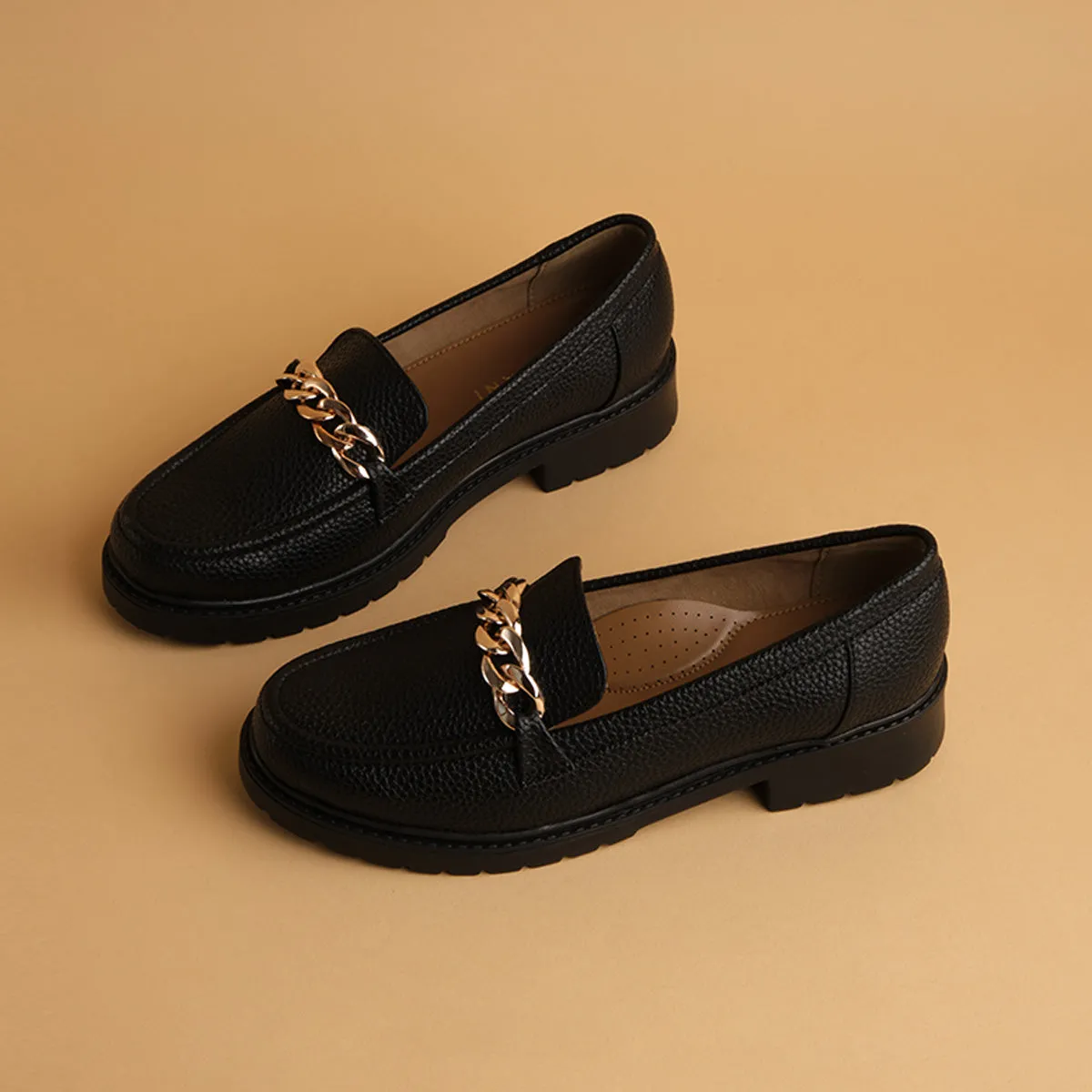 Elsie Embellished Chunky Loafers