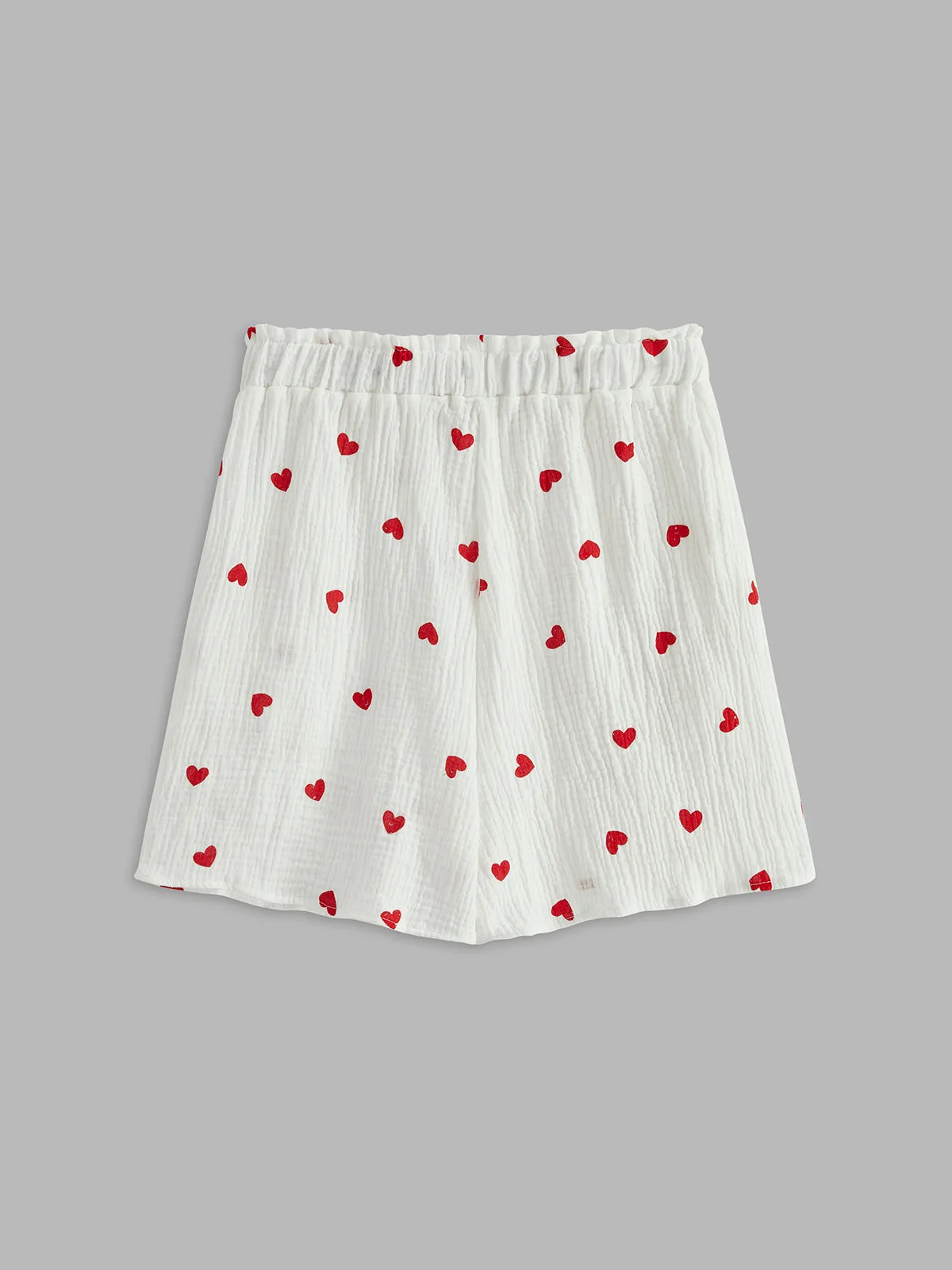 Fiora Cotton Ruffle Shorts Set