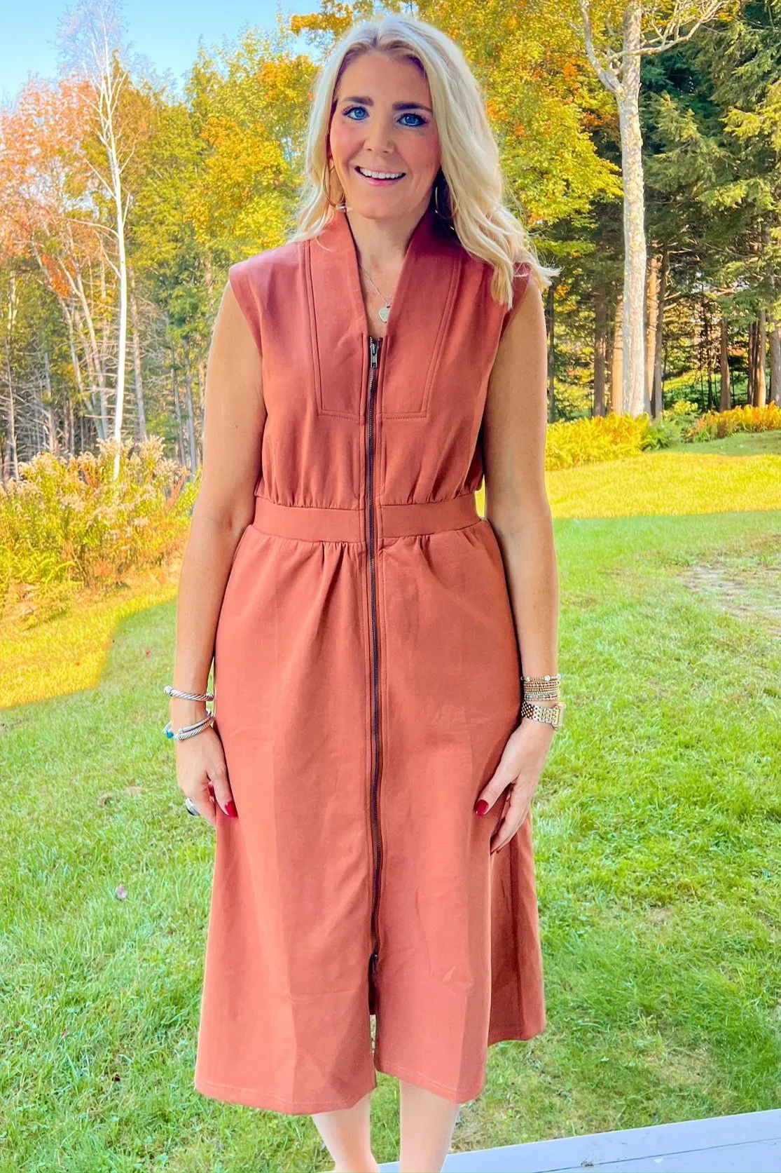 In Your Dreams Midi Dress - Clay