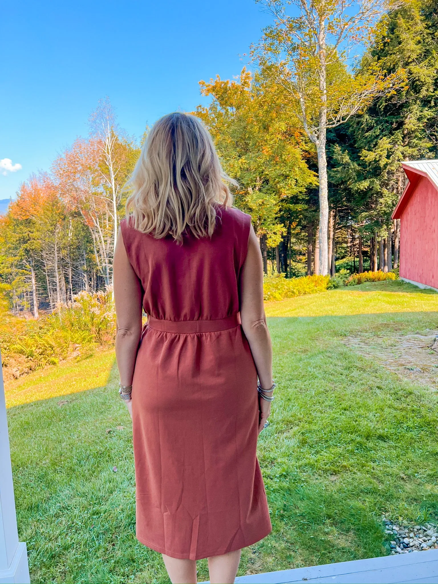 In Your Dreams Midi Dress - Clay
