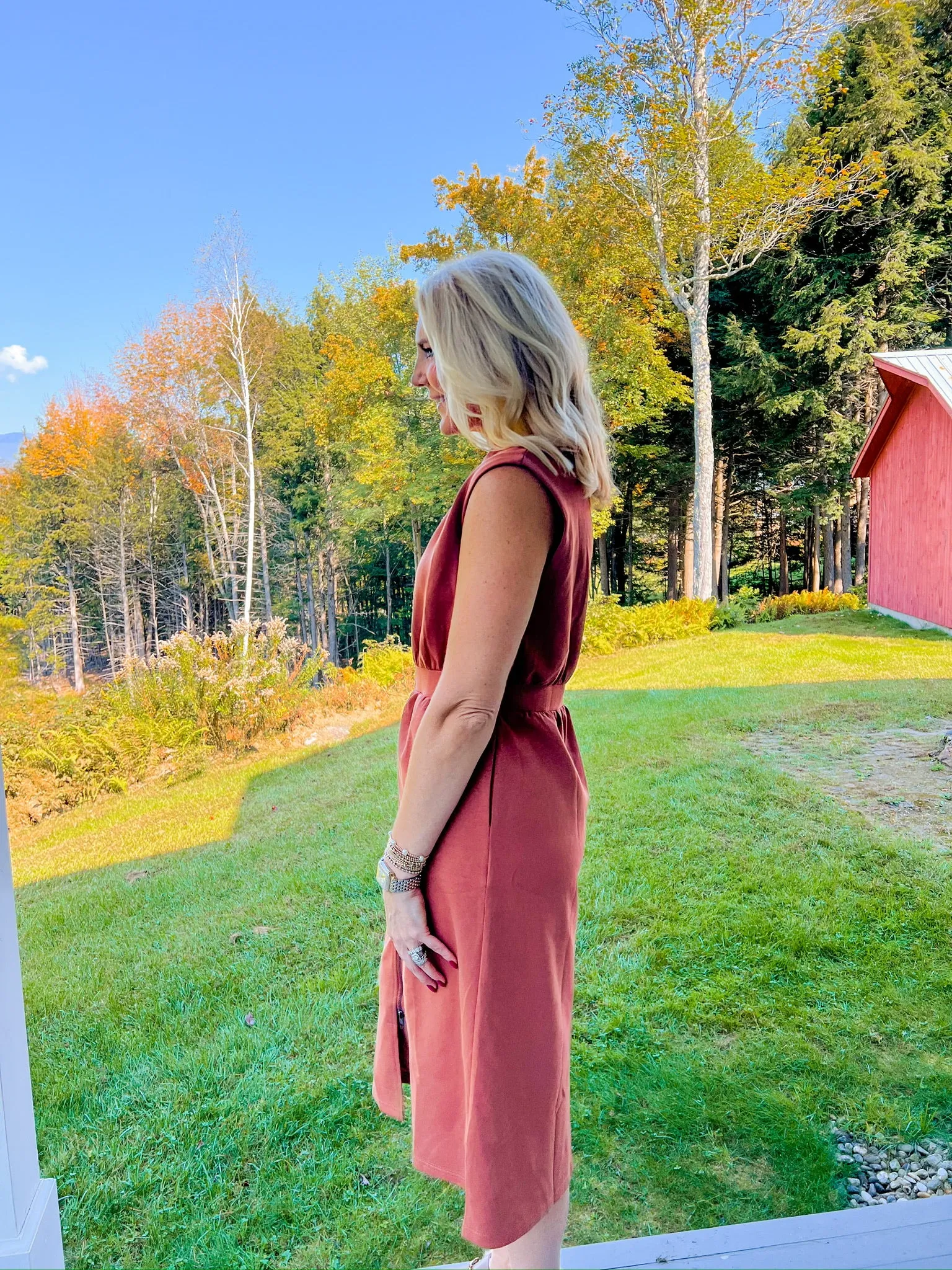 In Your Dreams Midi Dress - Clay