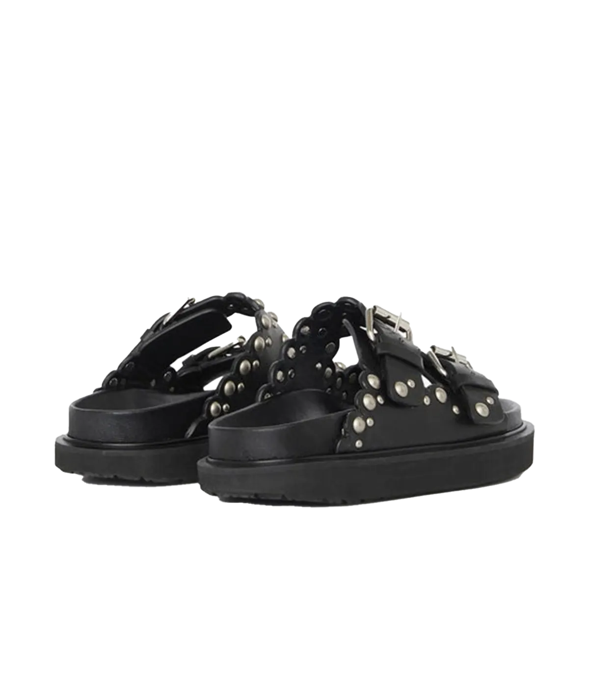 Lennya Sandal in Black Silver