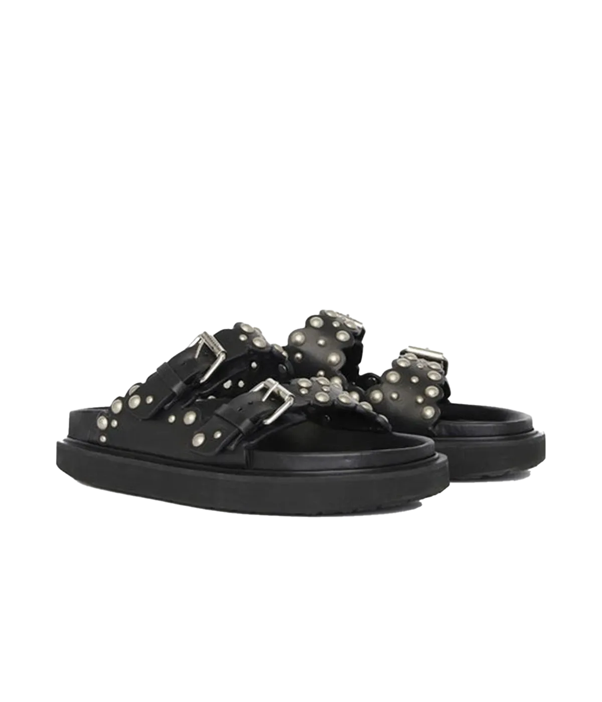 Lennya Sandal in Black Silver