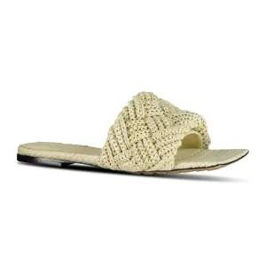 Lido Flat Sandals Beige
