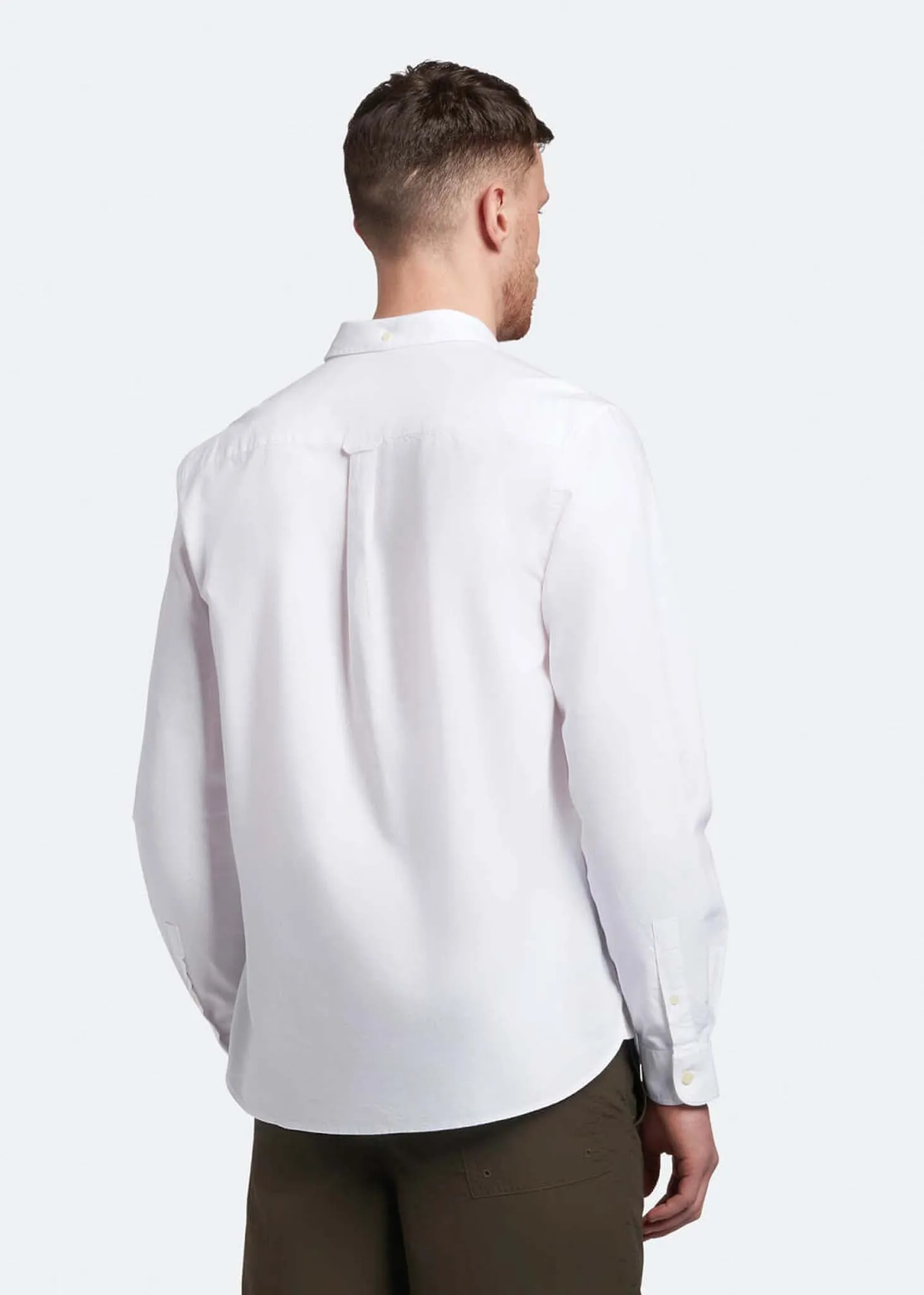 Light weight oxford shirt - white