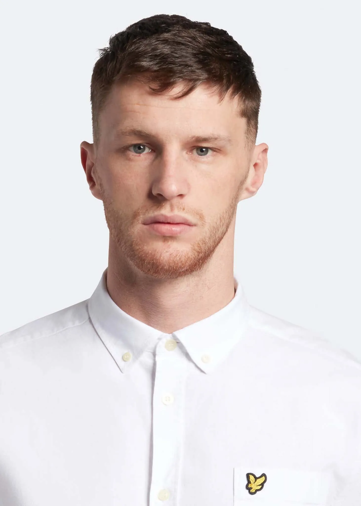 Light weight oxford shirt - white