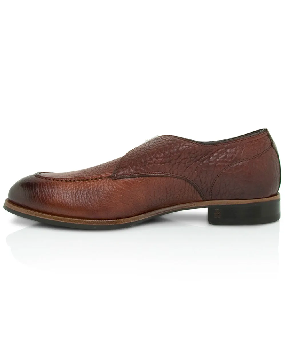 Parma Bisonte Monk Strap Loafer in Tobacco