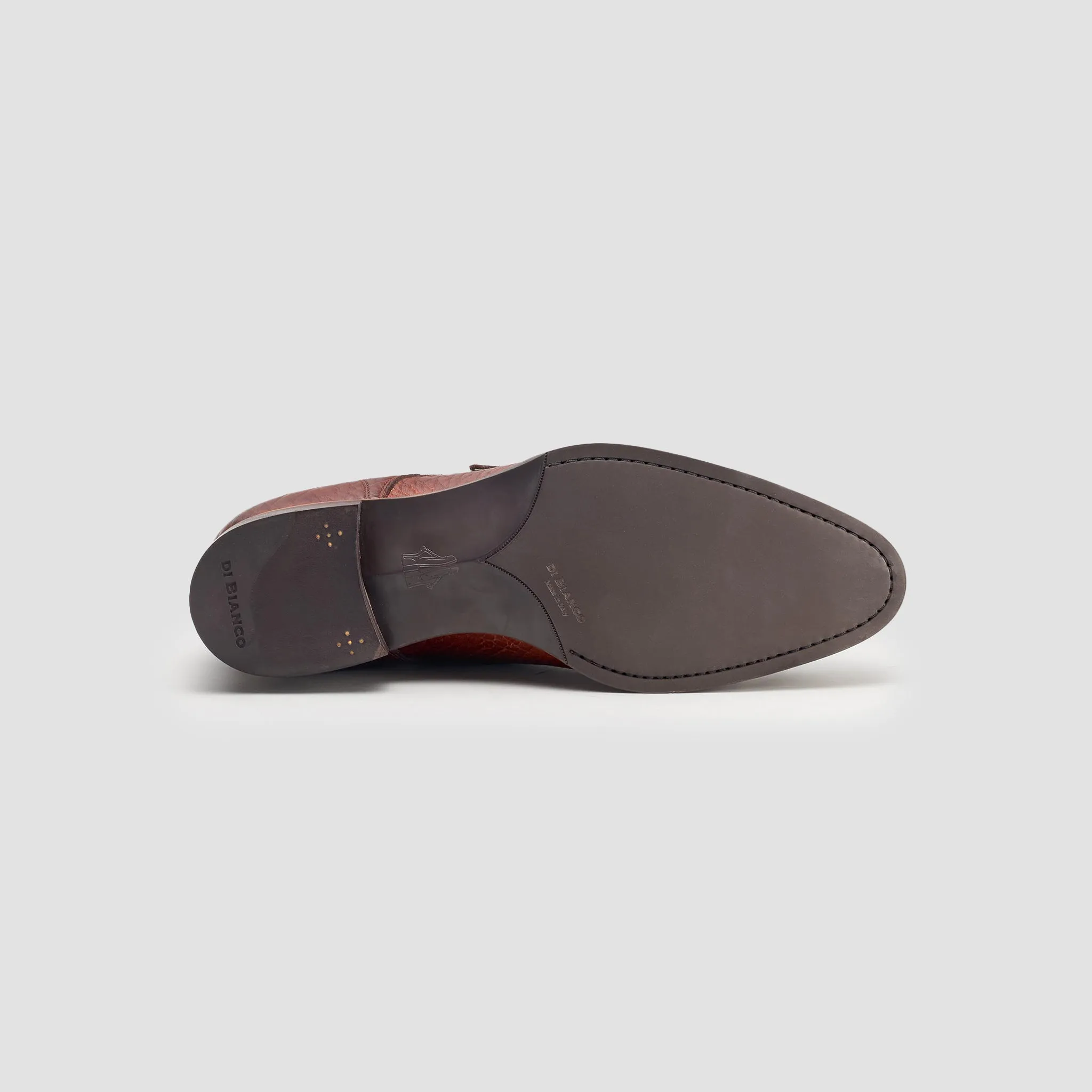 Parma Bisonte Tabacco Monk Strap