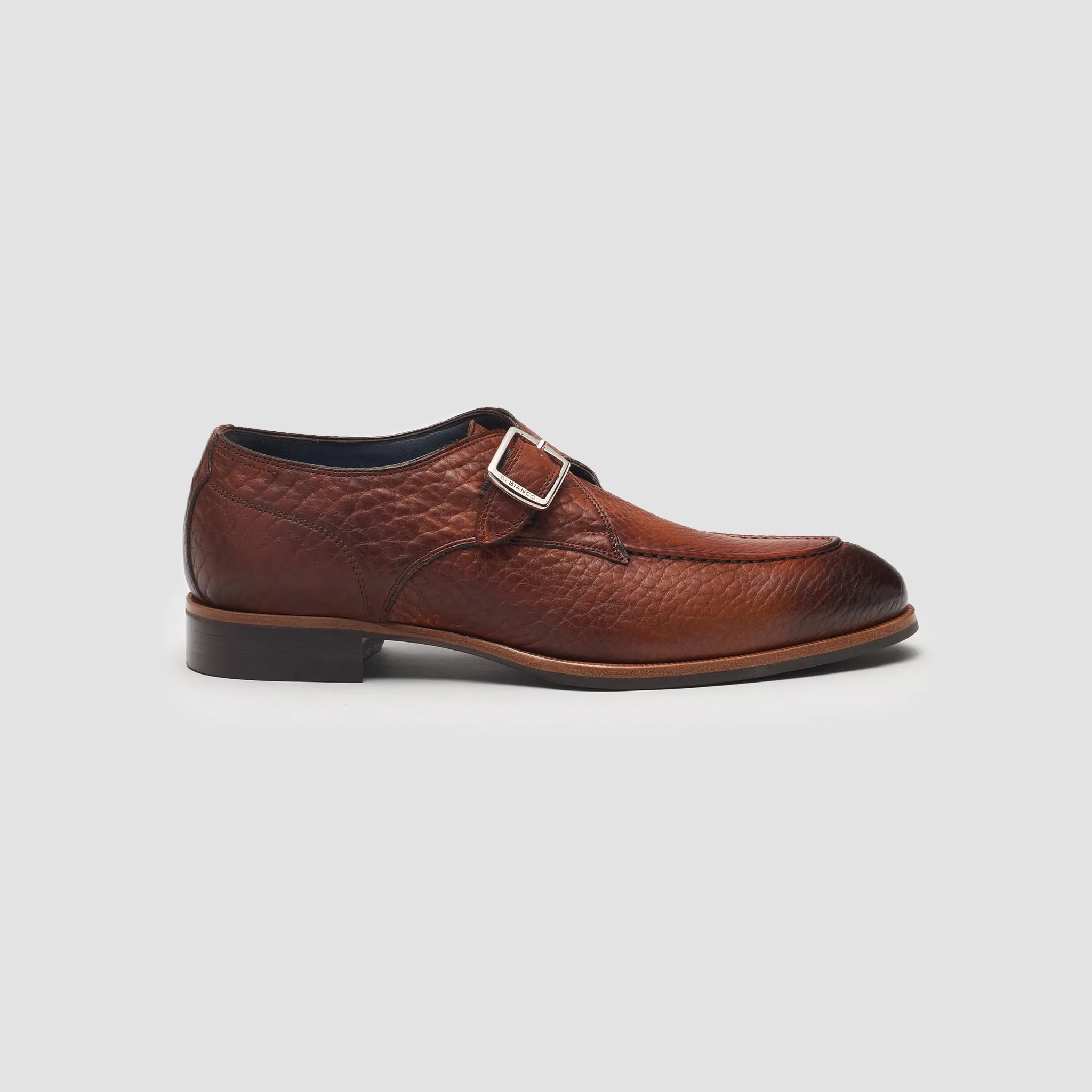 Parma Bisonte Tabacco Monk Strap