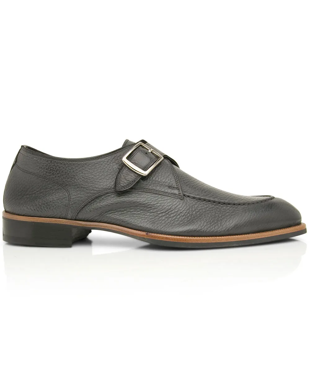 Parma Monk Strap in Fumo Grey