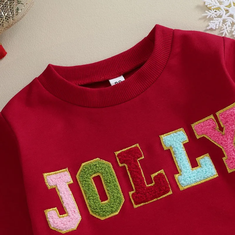 RTS: Jolly university embroidered Crewneck