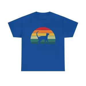 Sunset Cat Cotton Tee