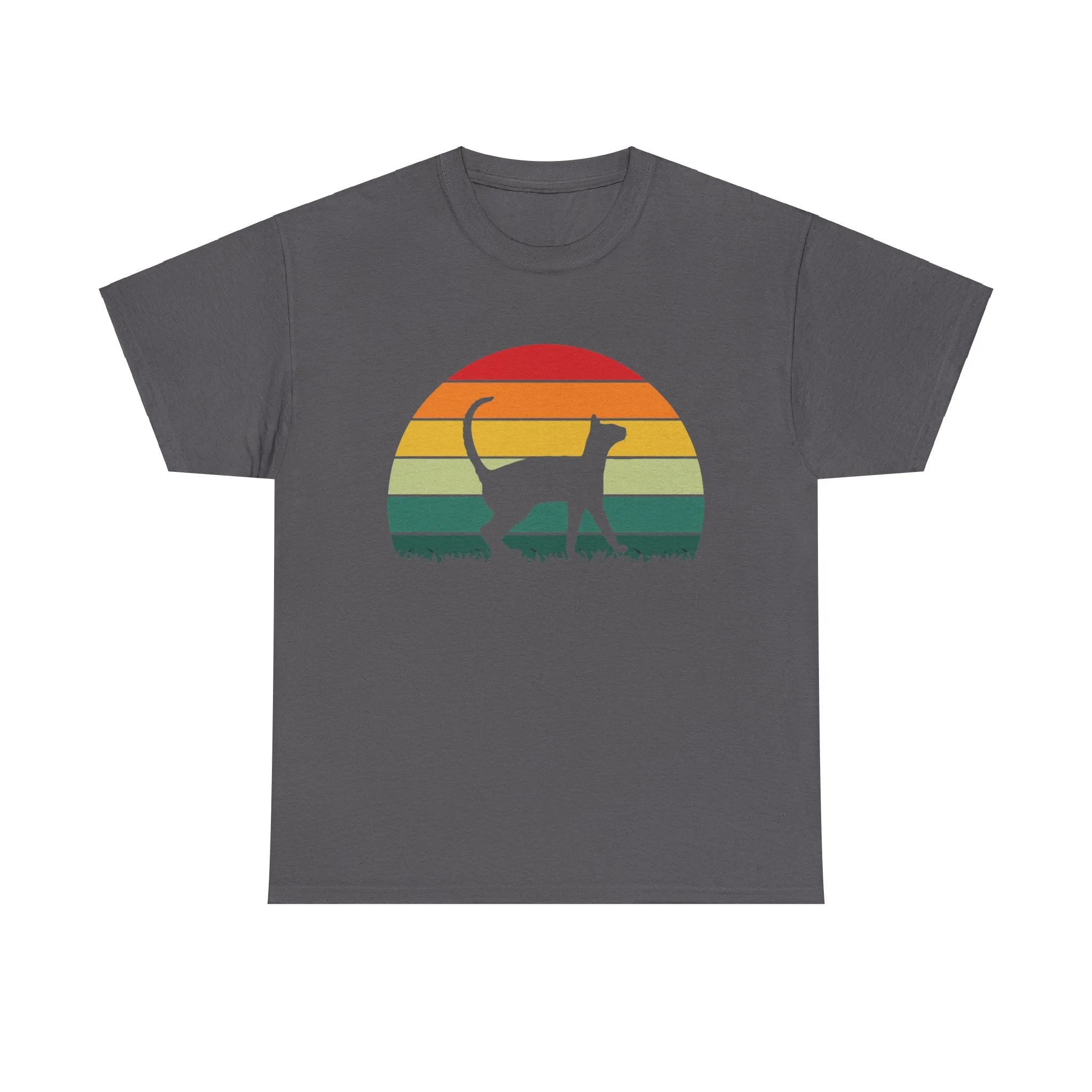 Sunset Cat Cotton Tee