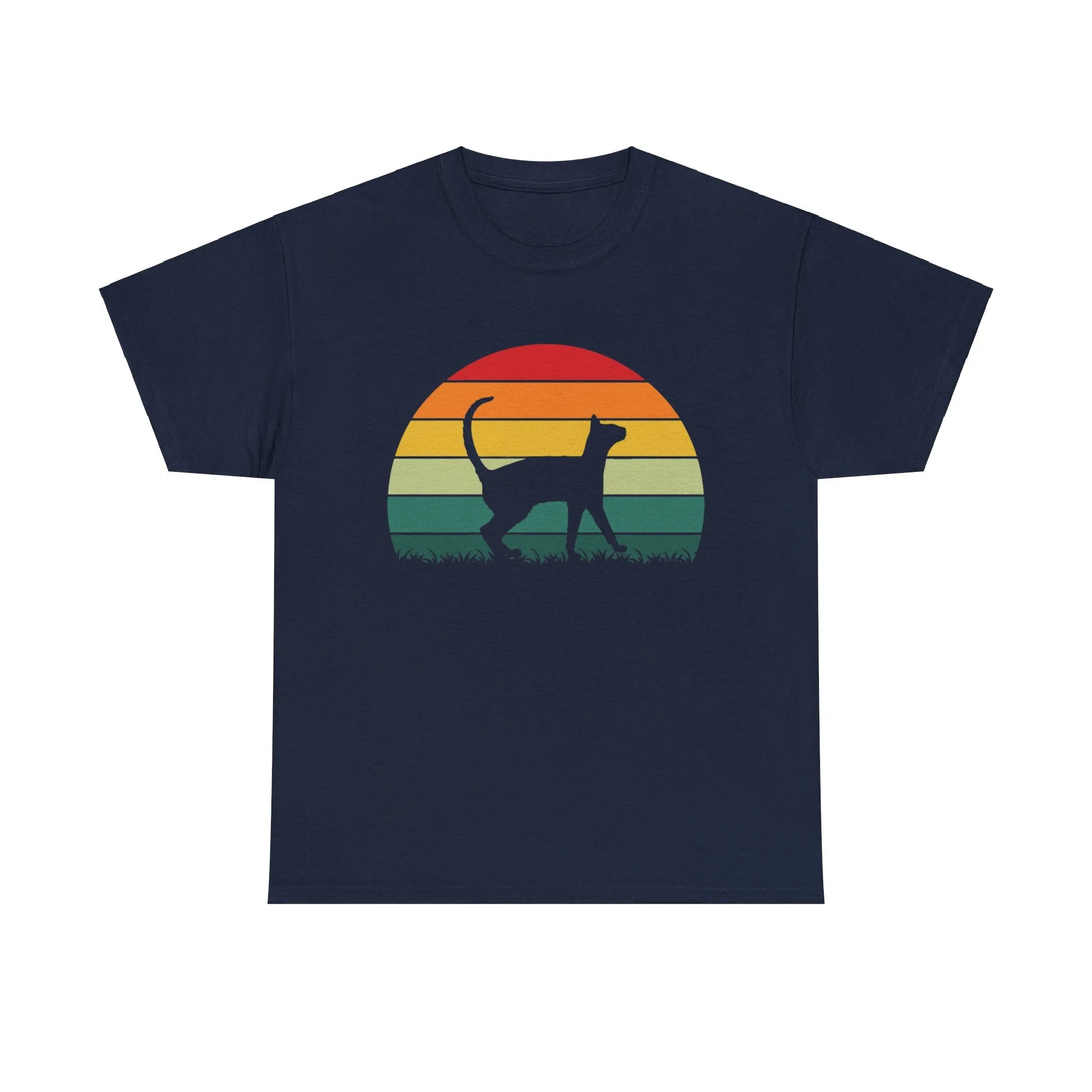 Sunset Cat Cotton Tee