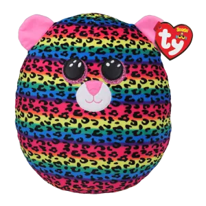 Ty Beanie Squish-A-Boos Collection - Dotty Multicolor Leopard Large - 14"