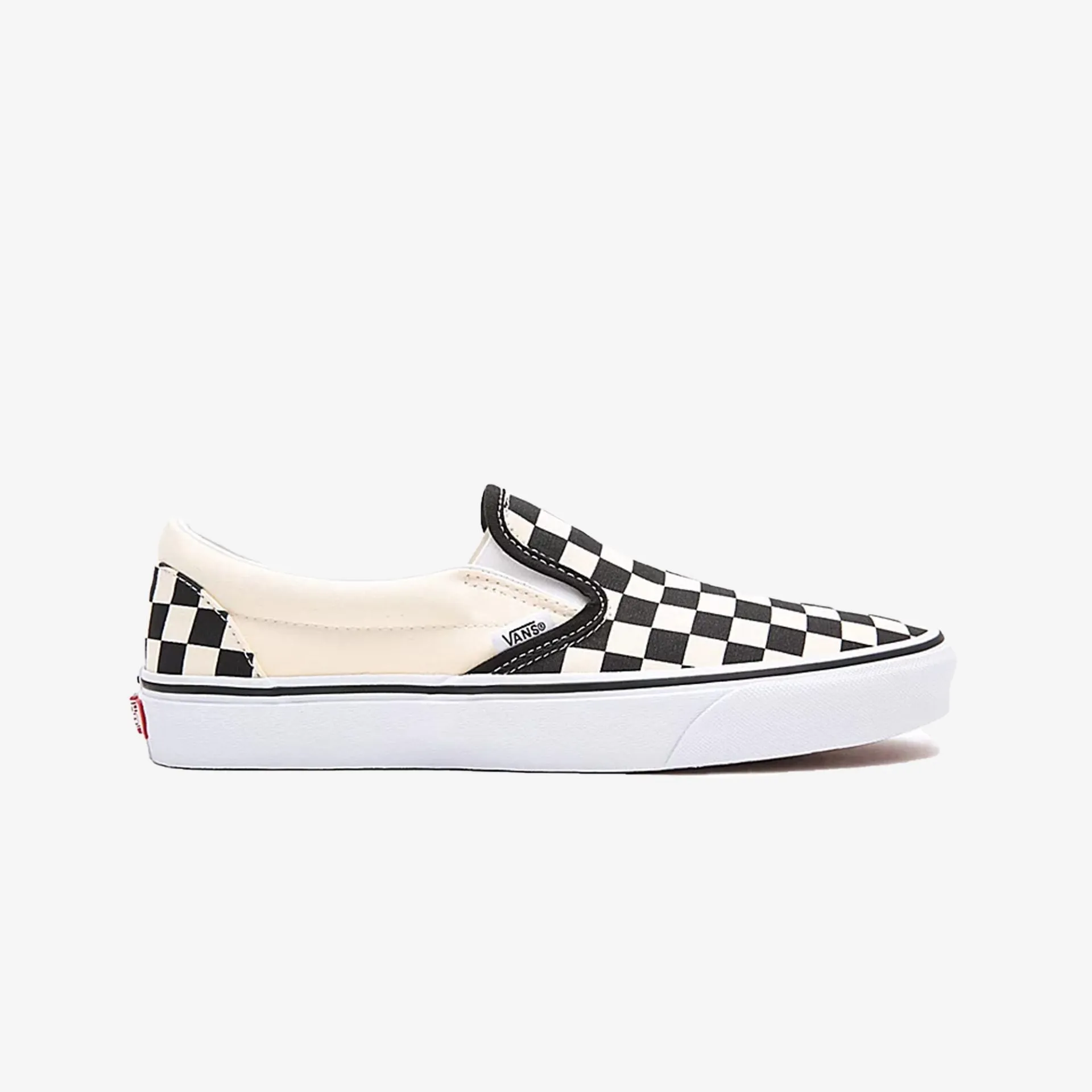 Vans | CHECKERBOARD CLASSIC SLIP-ON  { BLACK/WHITE