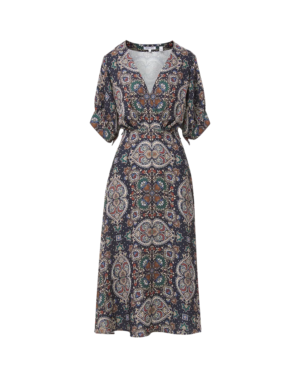 Wyatt Kaleidoscope-Print Dress