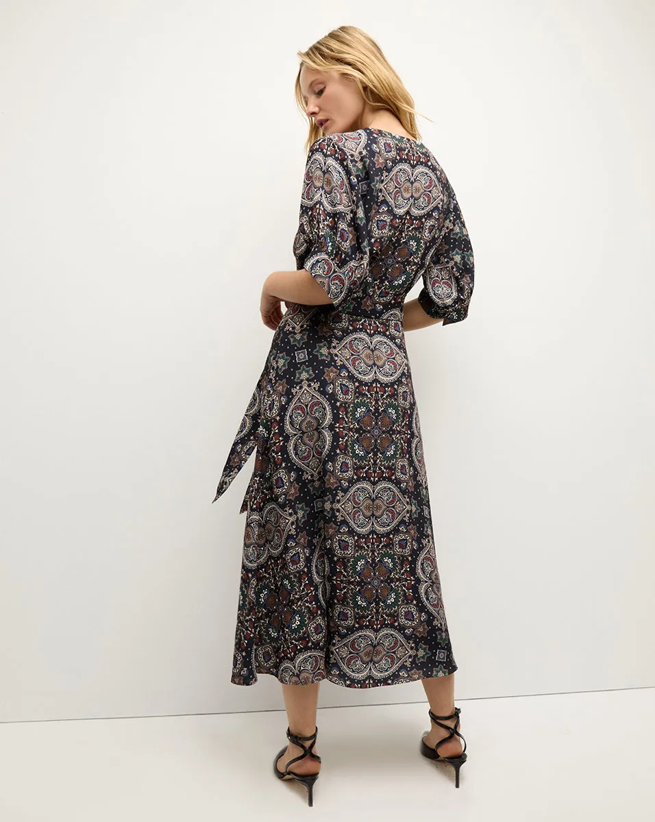 Wyatt Kaleidoscope-Print Dress