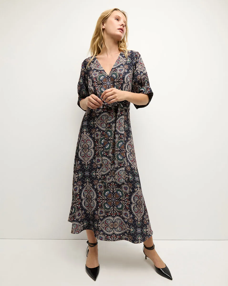 Wyatt Kaleidoscope-Print Dress